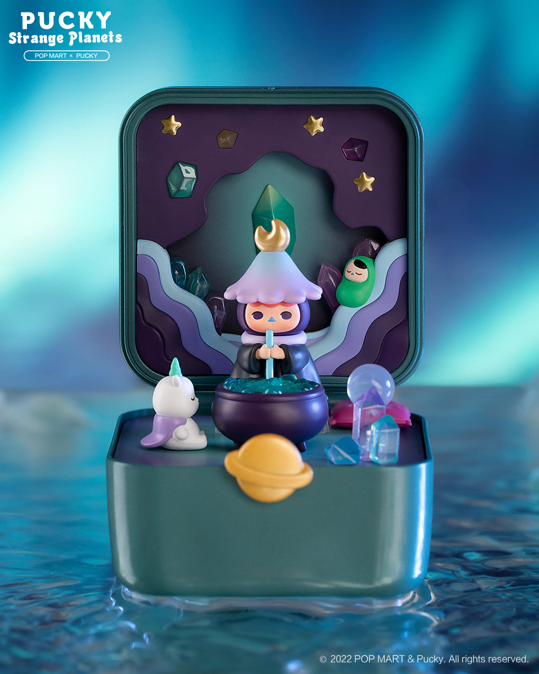 POP MART Pucky Strange Stars Series Scene Set