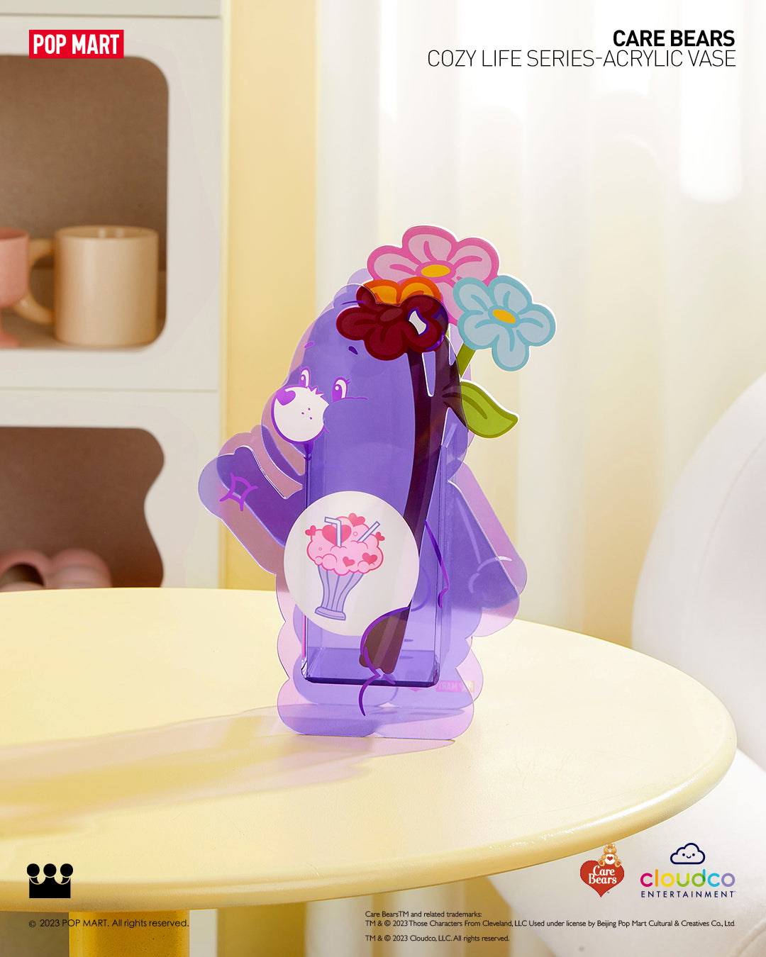 POP MART Care Bears Cozy Life Series-Acrylic Vase