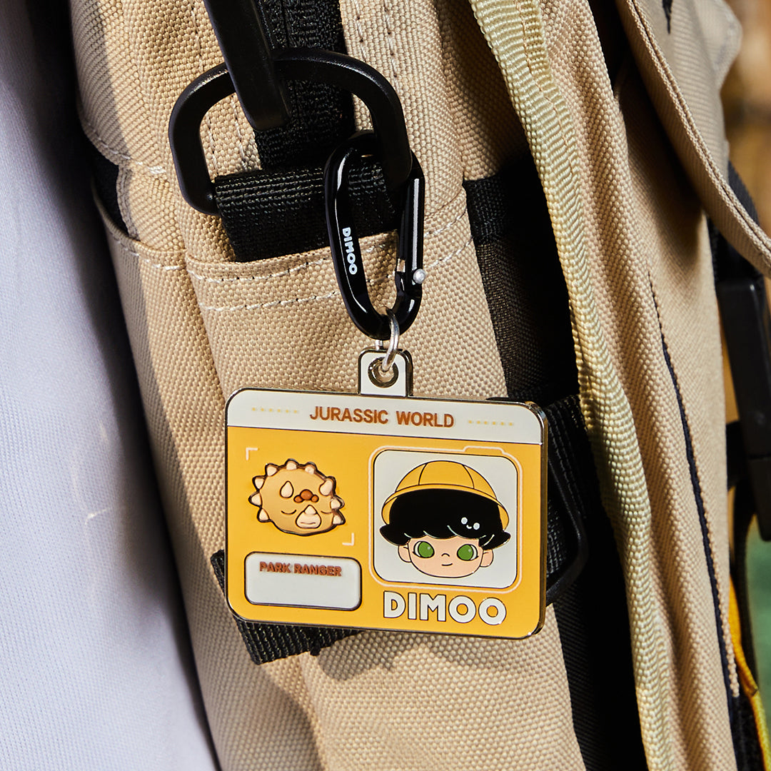 POP MART Dimoo Jurassic World Series Pendant Keychain Blind Box