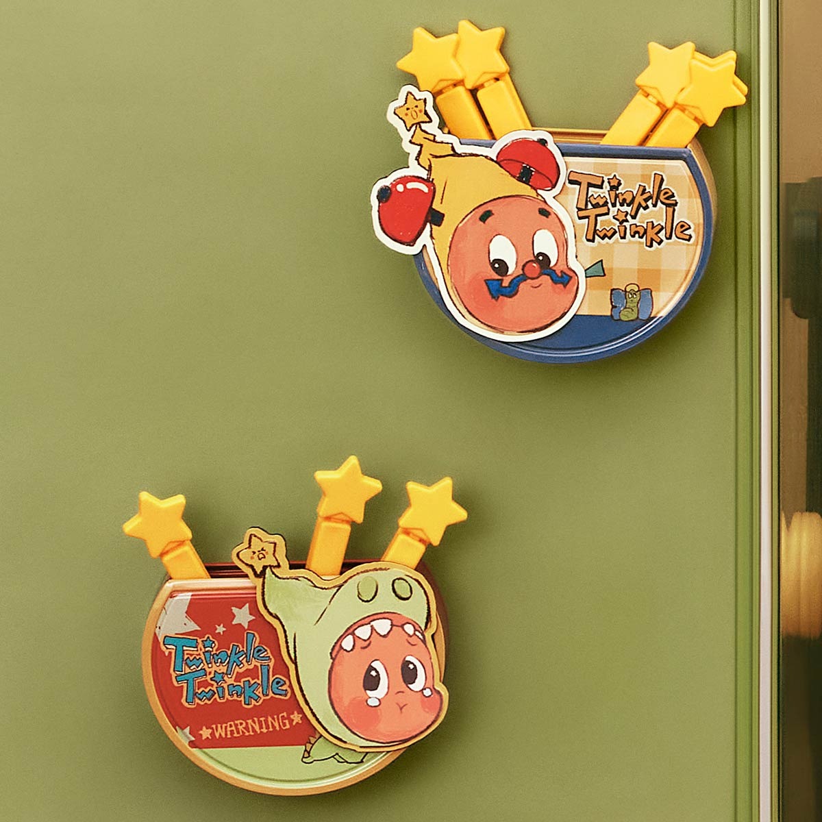 POP MART Twinkle Twinkle Be a Little Star Series Magnetic Sealing Clip Storage Box Set Blind Box