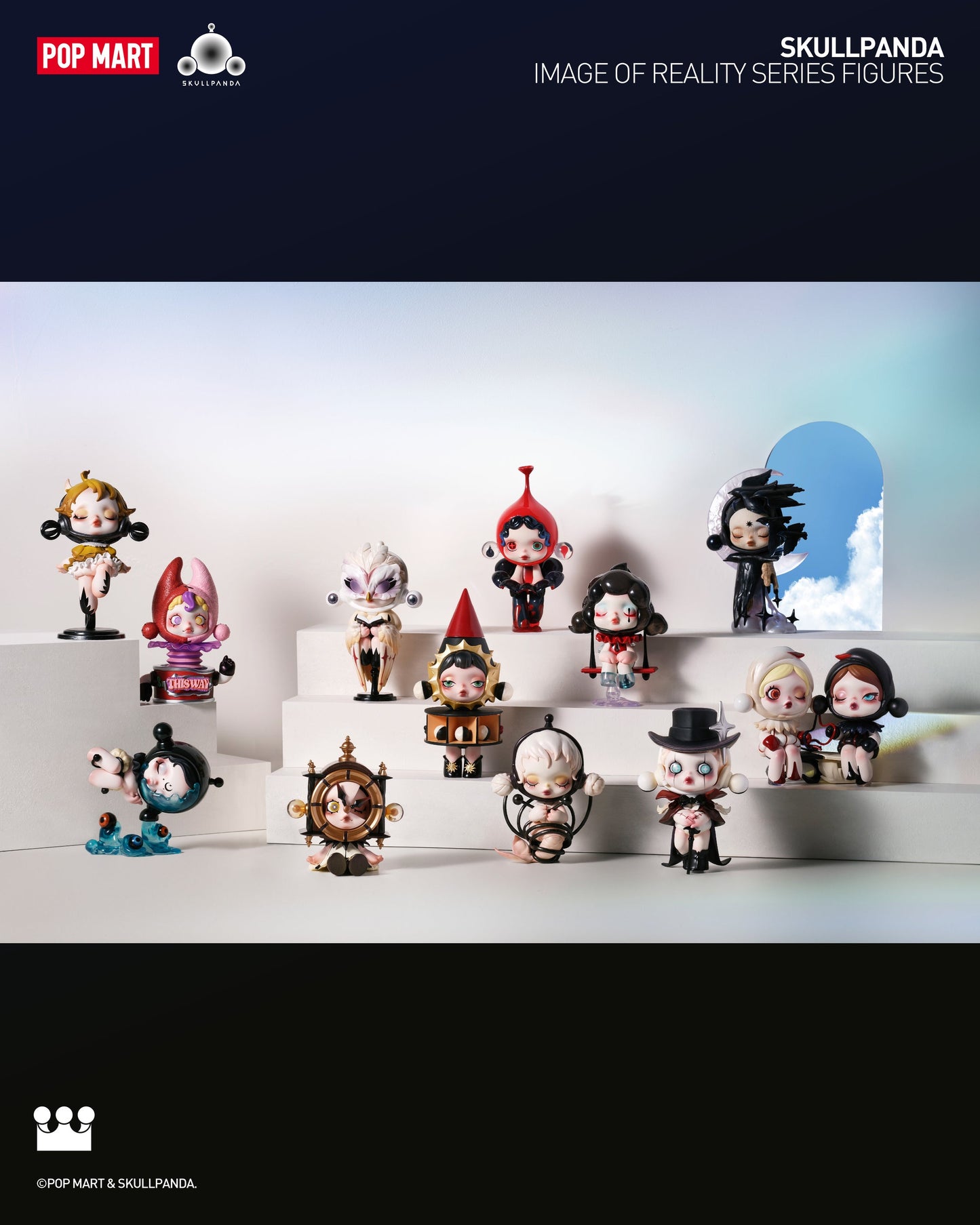 POP MART SKULLPANDA Image Of Reality Series Figures