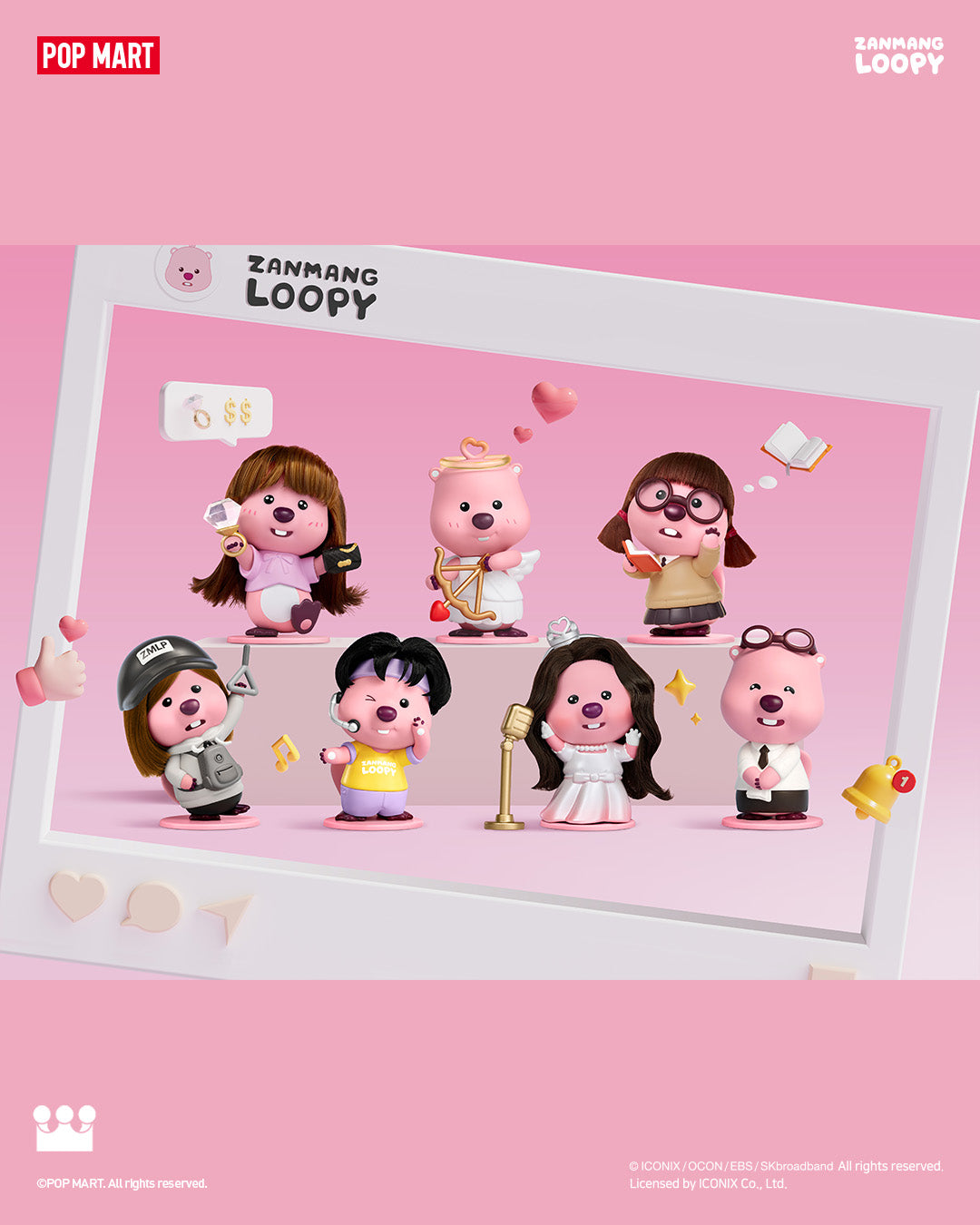 POP MART ZANMANG LOOPY’s Moments Series Figures
