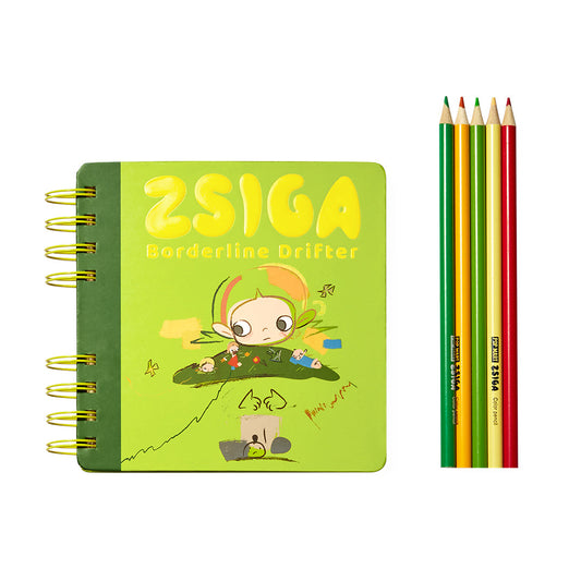 POP MART Zsiga Borderline Drifter Series Pocket Notebook