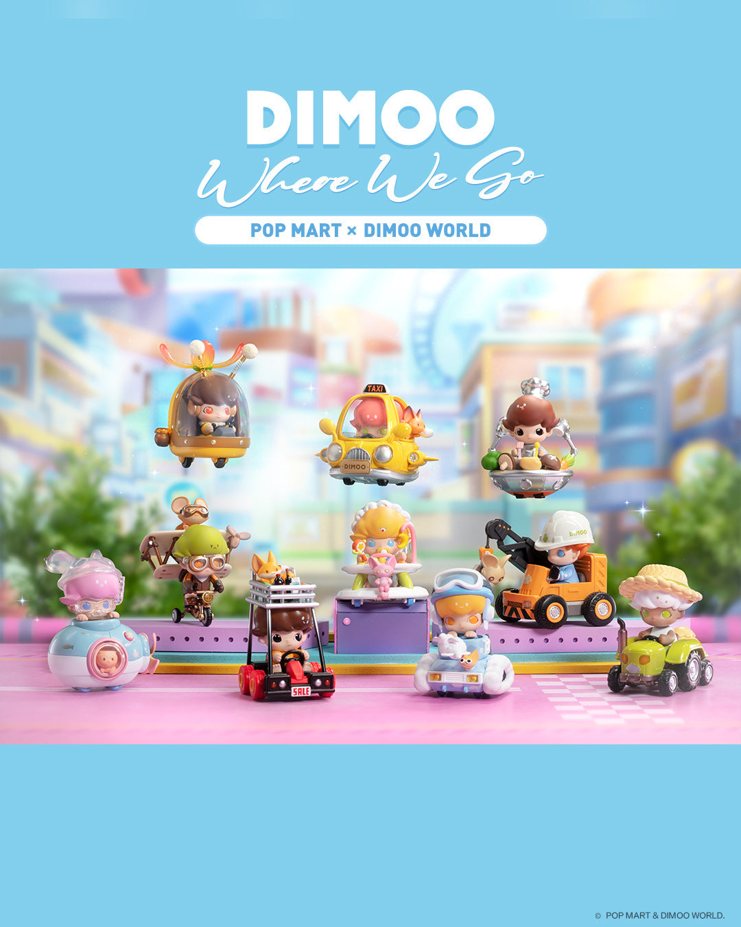 POP MART Dimoo Where We Go Series