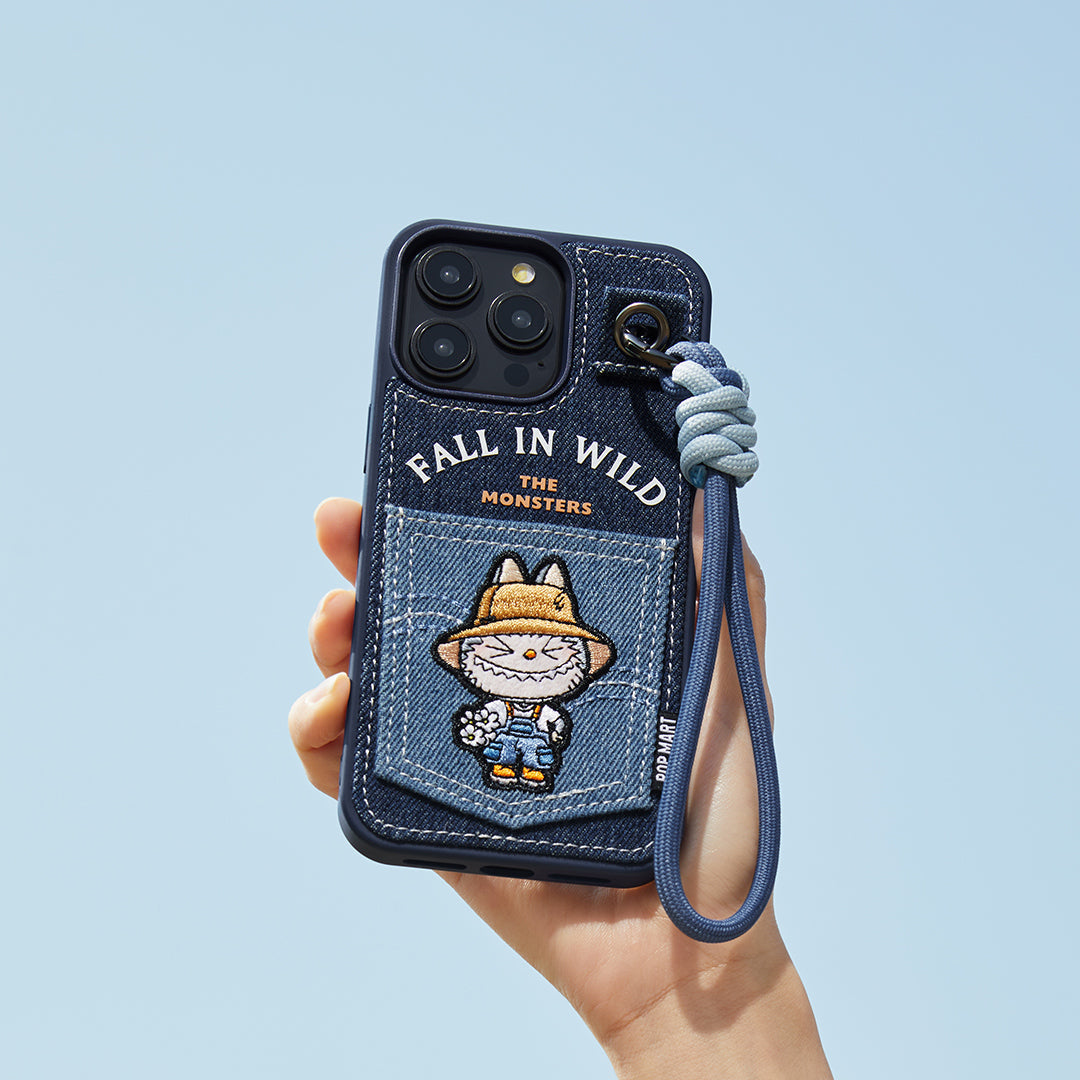 POP MART The Monsters LABUBU Fall in Wild Phone Case for iPhone 14/15 Pro Max