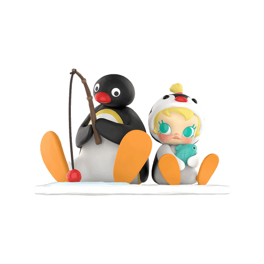 POP MART Baby Molly x PINGU Fishing Time Figurine