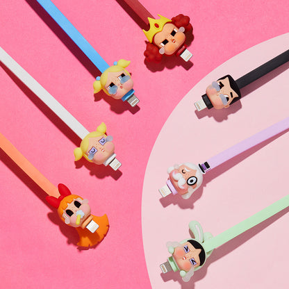POP MART Crybaby × The Powerpuff Girls Series Phone Cable Blind Box