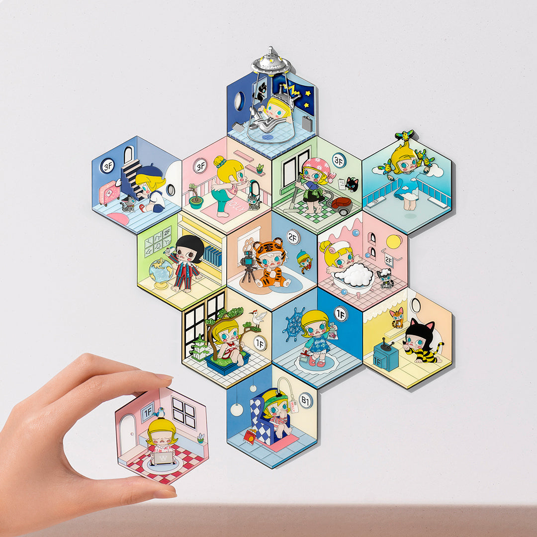 POP MART A Boring Day With Molly Fridge Magnet Blind Box