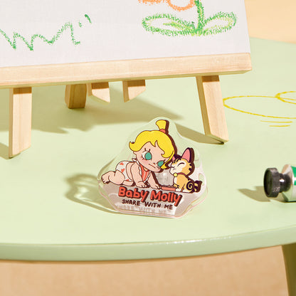 POP MART Baby Molly When I Was Three Series Acrylic Clip Blind Box
