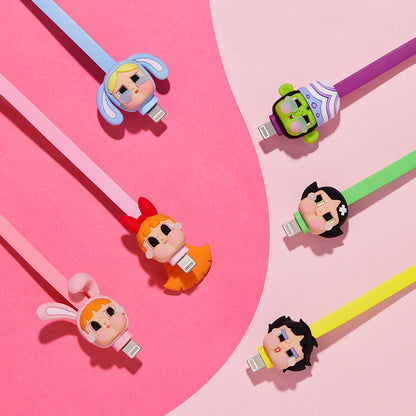 POP MART Crybaby × The Powerpuff Girls Series Phone Cable Blind Box