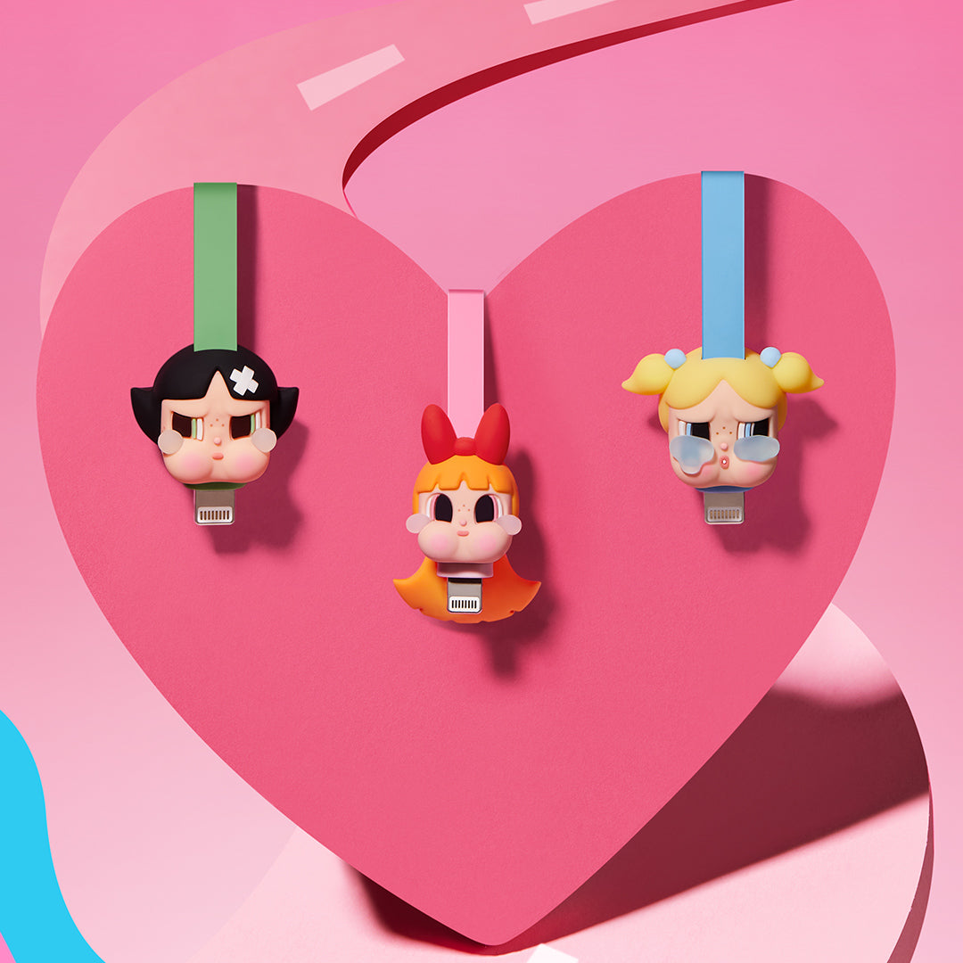 POP MART Crybaby × The Powerpuff Girls Series Phone Cable Blind Box