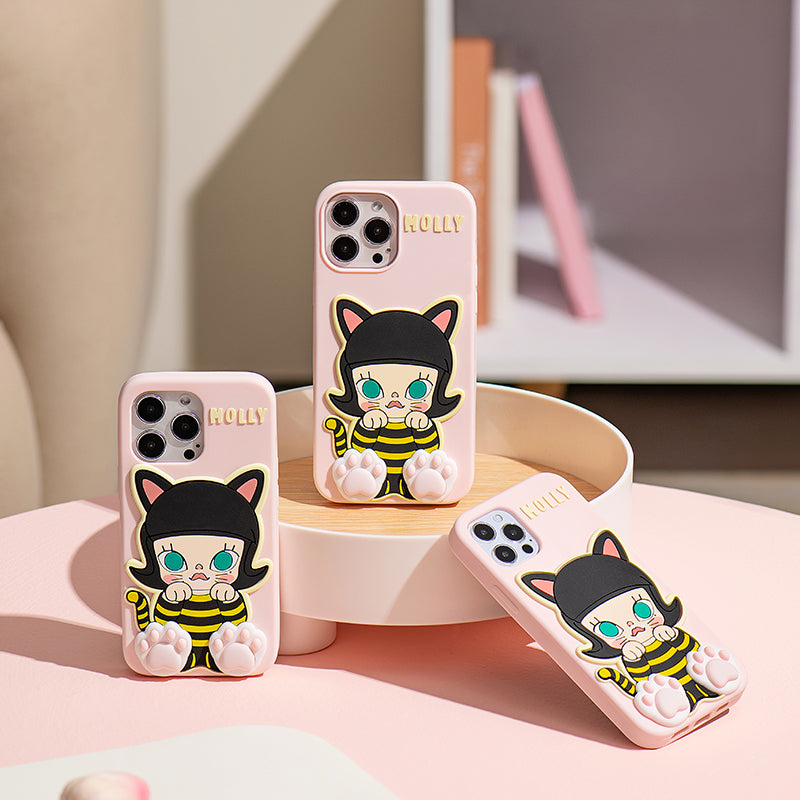 POP MART A Boring Day With Molly Phone Case for iPhone 14/13 Series