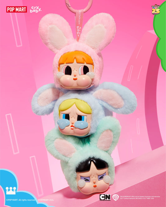 POP MART CRYBABY × Powerpuff Girls Series-Vinyl Face Plush Blind Box