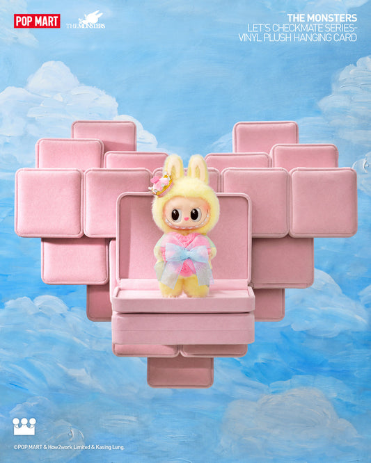 POP MART THE MONSTERS Let's Checkmate Series-Vinyl Plush Hanging Card