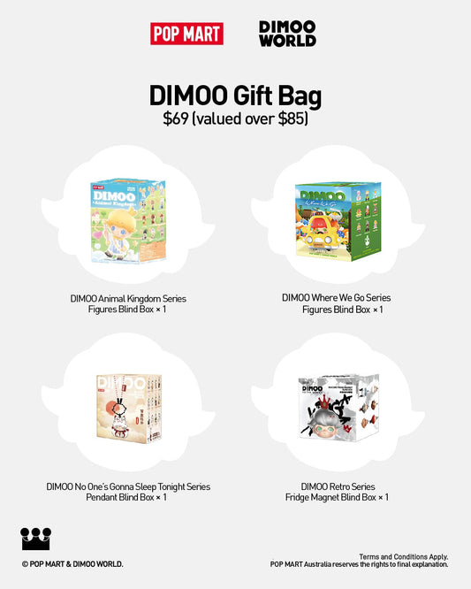 POP MART AUSTRALIA DIMOO Gift Bag